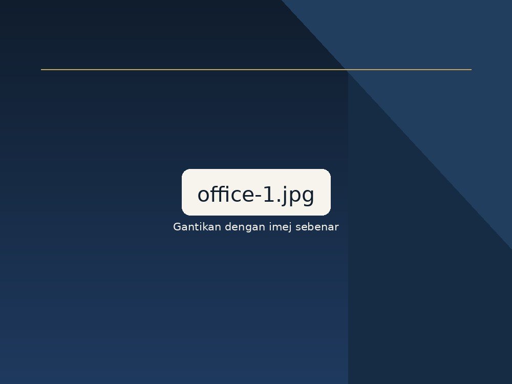 Contoh visual Ruang penerimaan